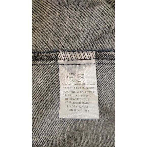 Stetson Embroidered Pearl Snap Button Denim Dress - Picture 4 of 4